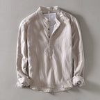 Orvello Linen Shirt Dario Aurelio (All 4 Colors (Buy 3 Get 1 Free) S) - Linen shirt | Zavonix