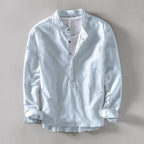 Orvello Linen Shirt Dario Aurelio (All 4 Colors (Buy 3 Get 1 Free) S) - Linen shirt | Zavonix