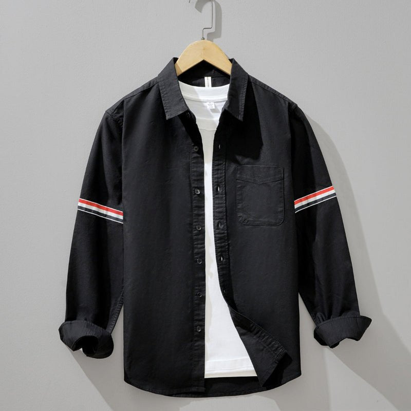 OpteraLuxe™ Shirt — Stay Cool, Look Sharp, and Own Every Moment (Black XS) - | Zavonix