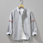 OpteraLuxe™ Shirt — Stay Cool, Look Sharp, and Own Every Moment (Gray XS) - | Zavonix