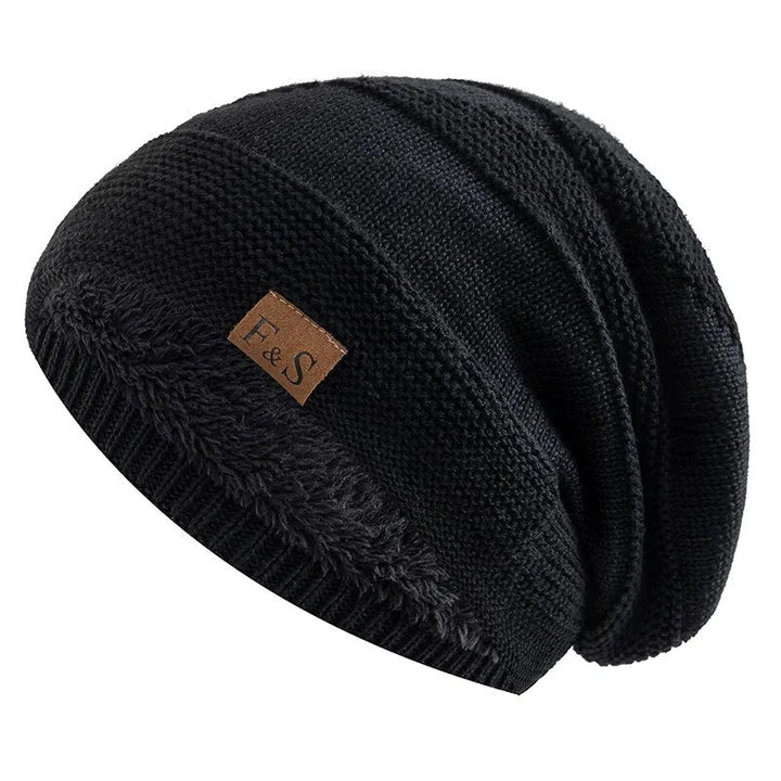 Plush Fleece Beanie Warm Winter Hat (Khaki One Size Fits Most) - | Zavonix