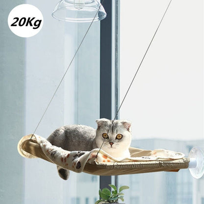 Pavo — Hängendes Katzenbett für Fenster mit starken Saugnäpfen