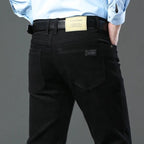 Premium Slim Fit Cotton Pants (Black XS (28 US)) - | Zavonix