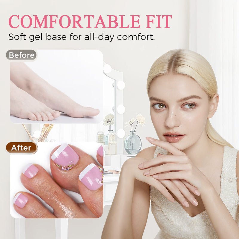 Pearlfit Press On Toenails Soft Gel Base Set Product Image 04