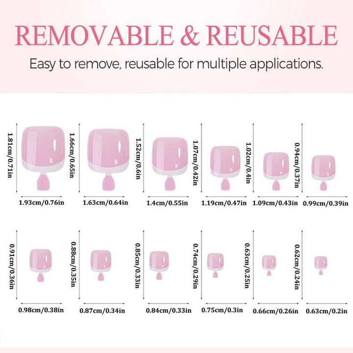 Pearlfit Press On Toenails Soft Gel Base Set Product Image 07