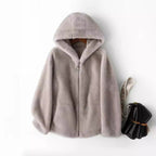 Peltris FUR COAT (Light Gray XS) - | Zavonix