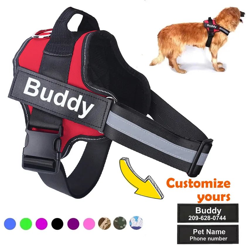 🐾 Personalized Dog Harness - Comfort and Safety for Your Furry Friend 🐶 - Zavonix