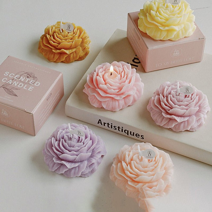 Petal Bloom Floral Wax Candle Set Product Image 02