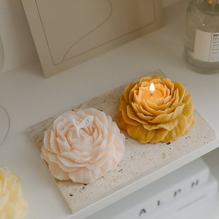 Petal Bloom Floral Wax Candle Set Product Image 03