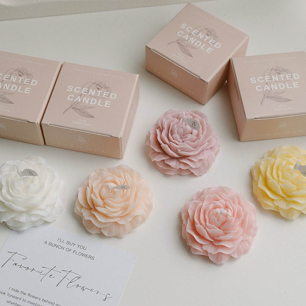 Petal Bloom Floral Wax Candle Set Product Image 04