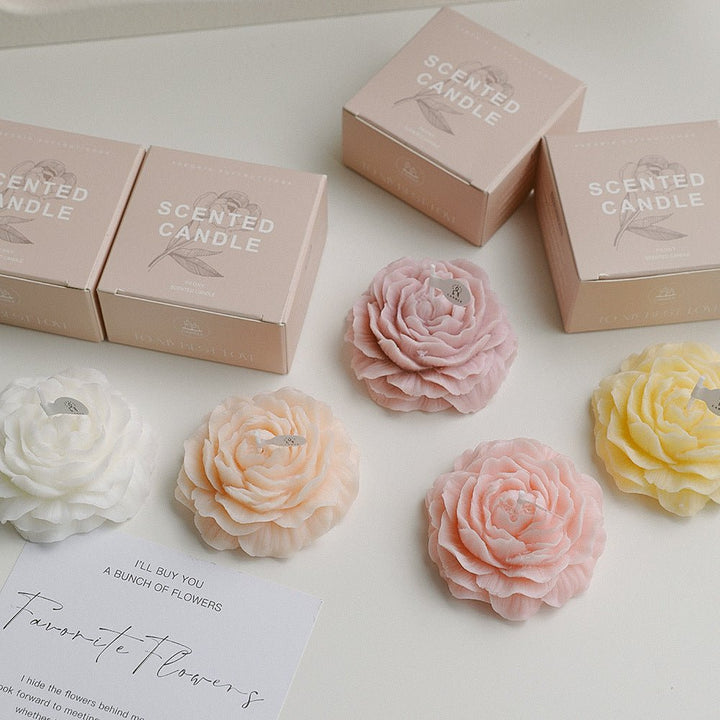 Petal Bloom Floral Wax Candle Set Product Image 04