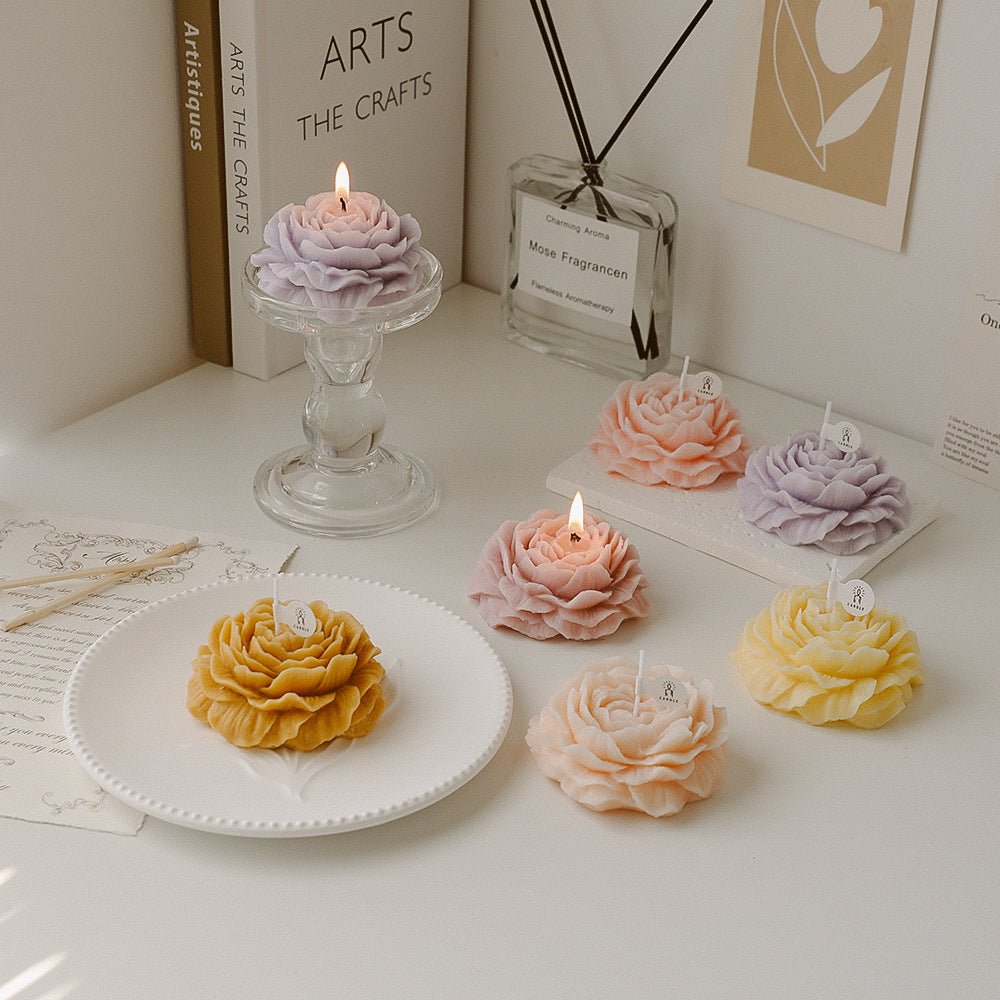 Petal Bloom Floral Wax Candle Set Product Image 05