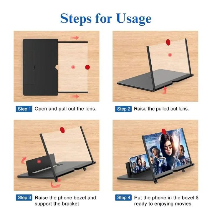 BreezeLift Phone Screen Magnifier | HD Foldable Design 5