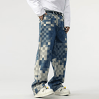 PixelFade Mosaic Jeans (S ) - | Zavonix