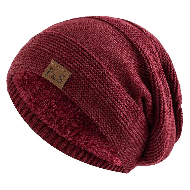 Plush Fleece Beanie Warm Winter Hat (Coffee One Size Fits Most) - | Zavonix