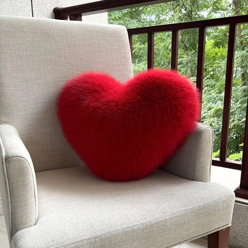 Plush Heart-Shaped Pillow for Ultimate Comfort – Soft and Stylish Home Decor 4