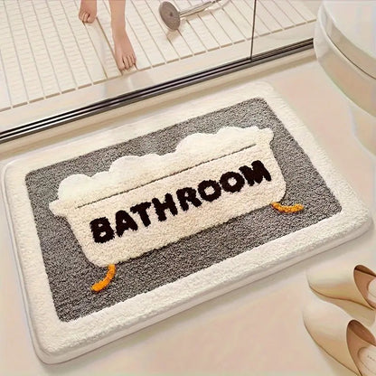 Plush Non-Slip Bath Mat for Ultimate Comfort and Safety – Quick-Dry Bathroom Rug 0