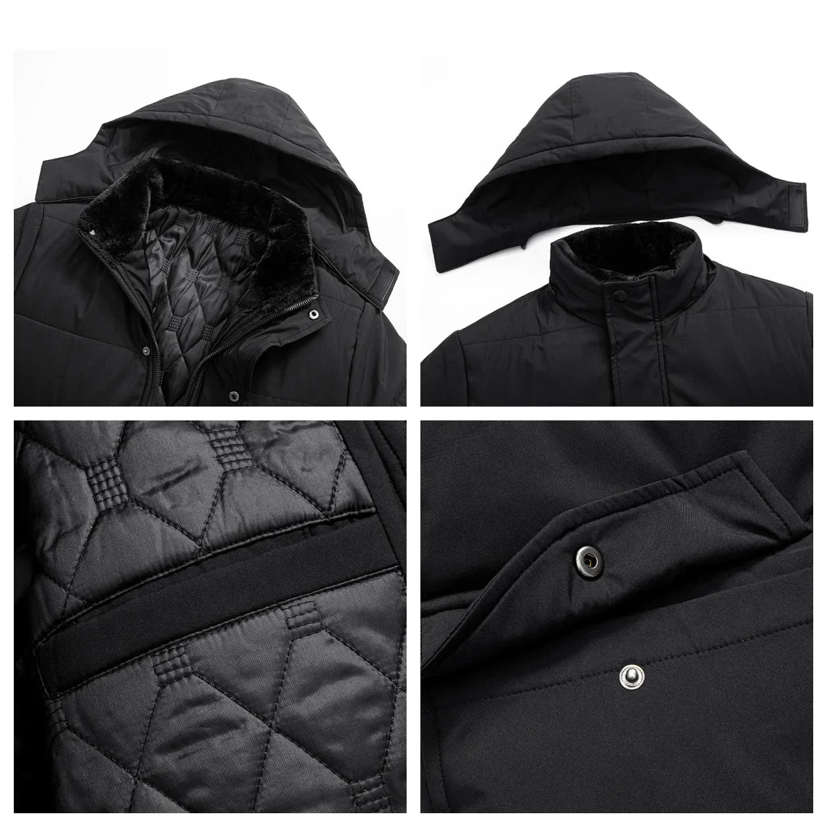 Poly - Down Coat (Black XS) - | Zavonix