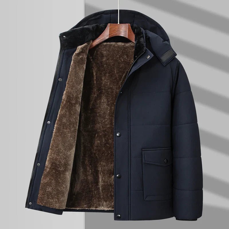 Poly - Down Coat (Navy Blue XS) - | Zavonix