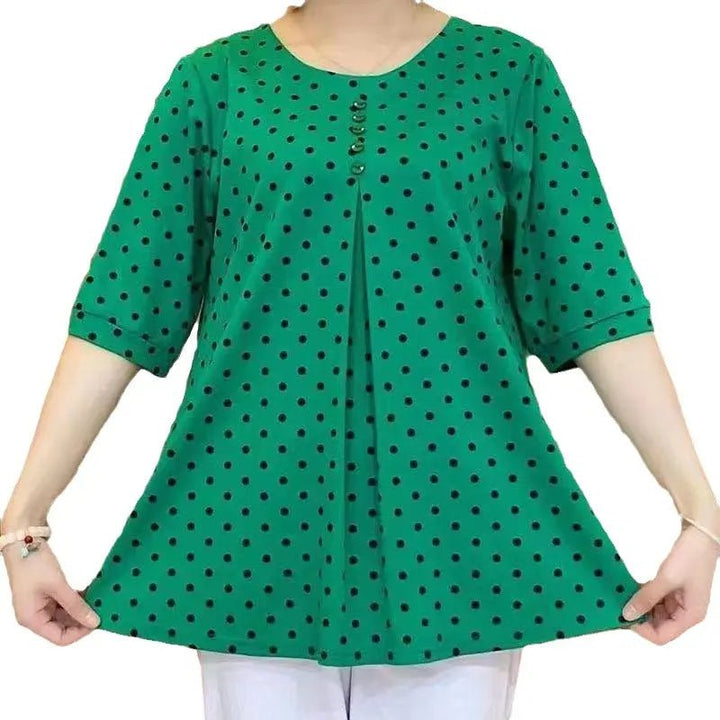 Poppy Dot Polyester Regular Fit Shirt Product Image 06