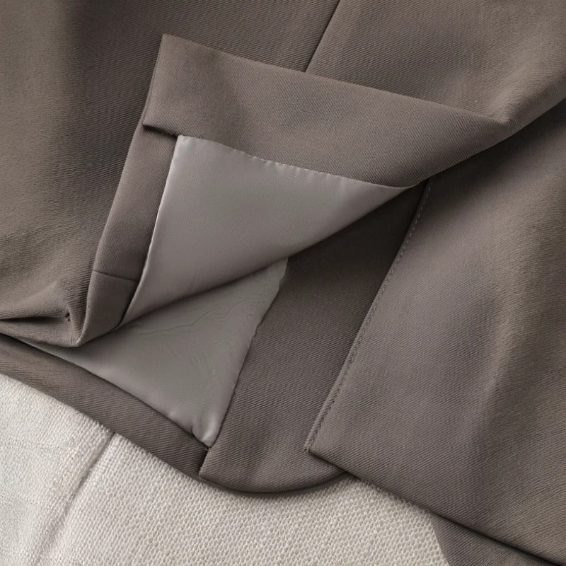 PowerCurve Blazer™ — Command Every Room with a Waistline That Means Business (Gray XS) - | Zavonix