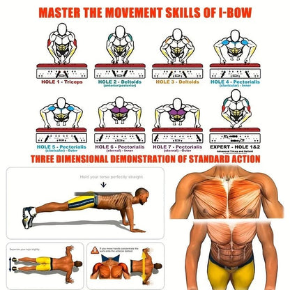 💪 PowerMax Pro 14 - in - 1 Push - Up Board: Your Ultimate Home Workout Companion 🏋️‍♂️ - Zavonix