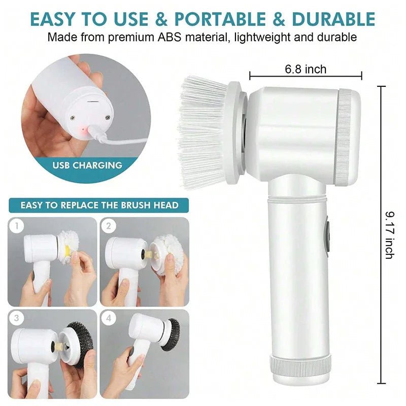 PowerScrub Pro™ — Crush Grime Instantly and Enjoy Effortless, Pain - Free Sparkle ( ) - | Zavonix