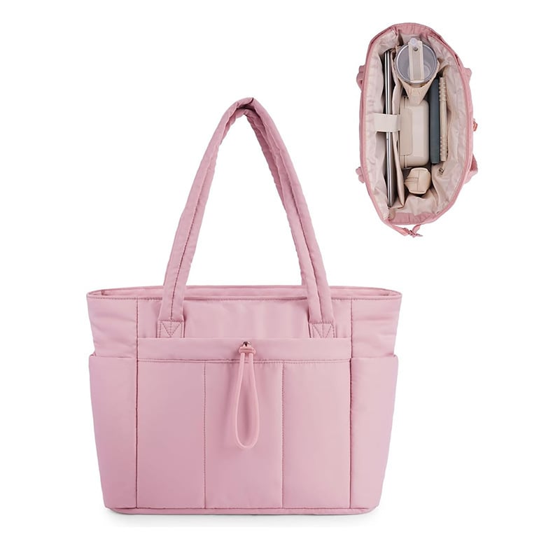 Practical 20L Lightweight Tote Bag Cup Pocket Product Image 04