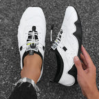 Precision Fit Leather Walking Shoes — Cushioned Grip for All - Day Comfort (Brown 41) - | Zavonix