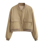 Premium Elite Bomber Jacket (Khaki S) - Jacket | Zavonix