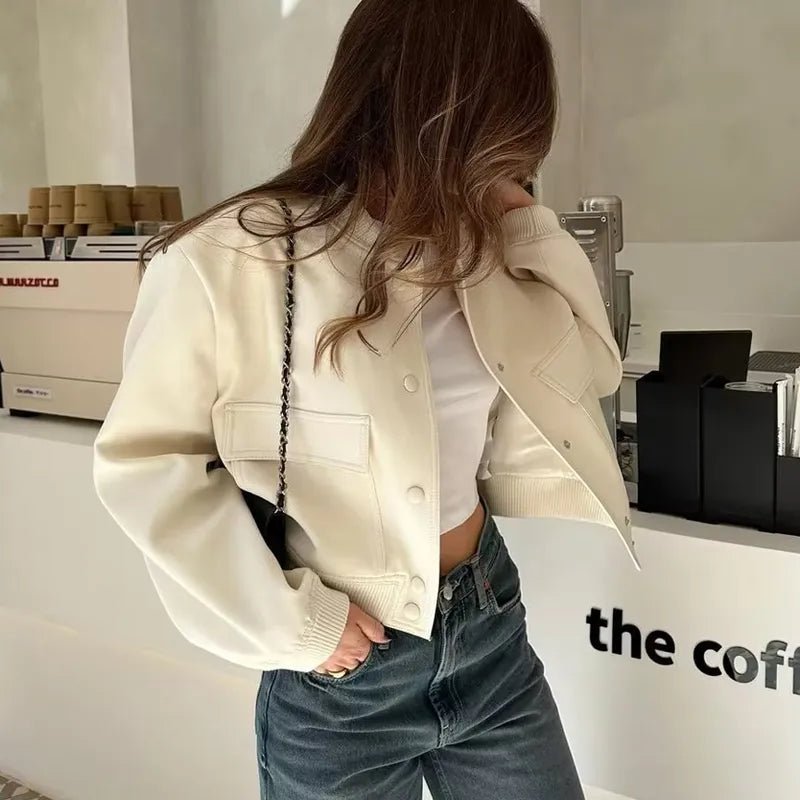 Premium Elite Bomber Jacket (White S) - Jacket | Zavonix