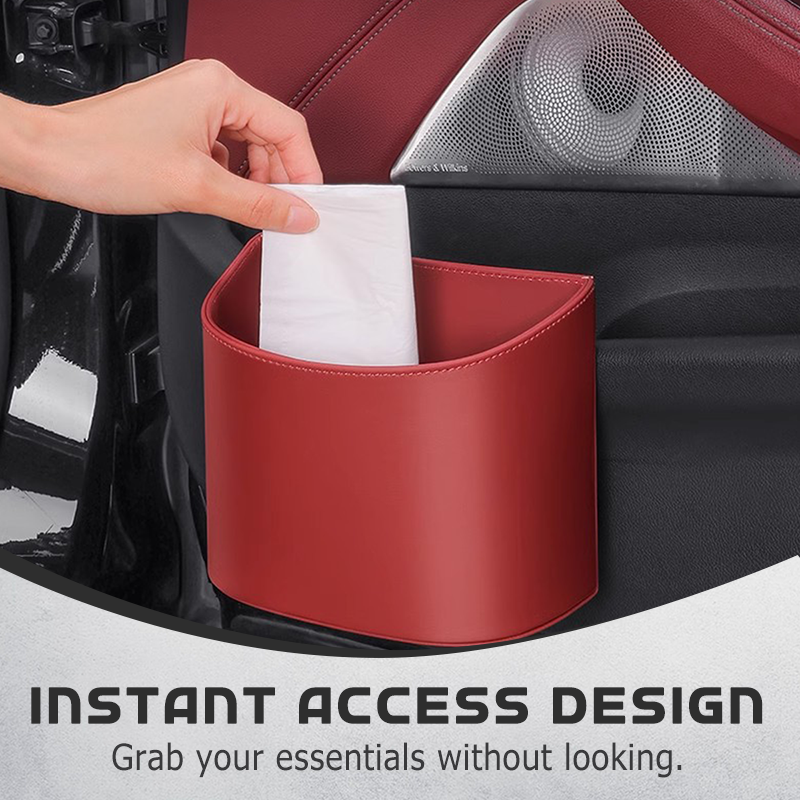 Pu Leather Clip On Car Door Cup Holder Product Image 06