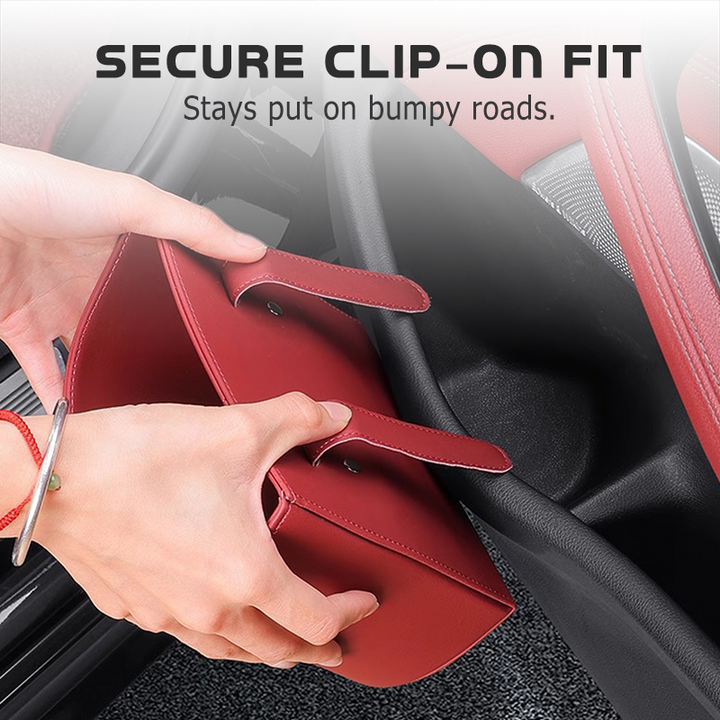 Pu Leather Clip On Car Door Cup Holder Product Image 08