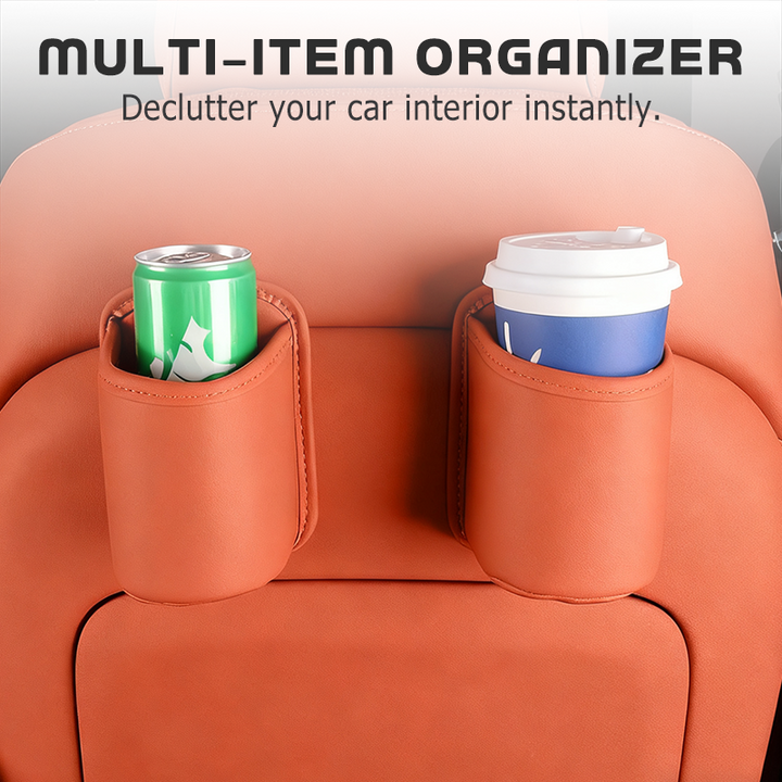 Pu Leather Clip On Car Door Cup Holder Product Image 09