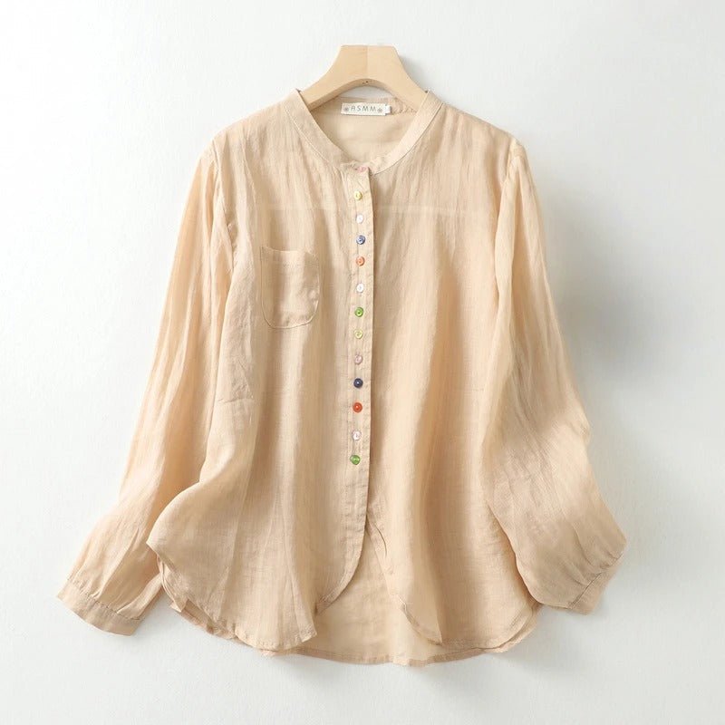 Pure Breeze Blouse™ — Stay Fresh and Fabulous from Dawn to Dusk (White XS) - | Zavonix