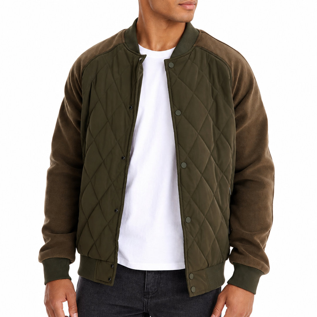 Qevraskorn Quilted Bomber Jacket product image 3