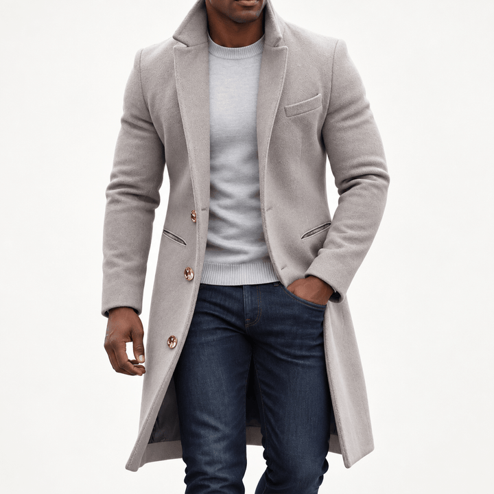 Qorvendusk Single-Breasted Overcoat product image 5