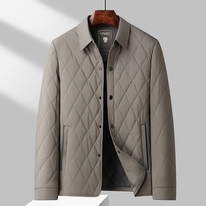 Quinn Men's Jacket | Diamond Quilted Casual Outerwear 2