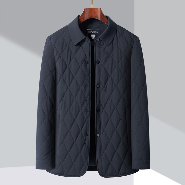 Quinn Men's Jacket | Diamond Quilted Casual Outerwear 0