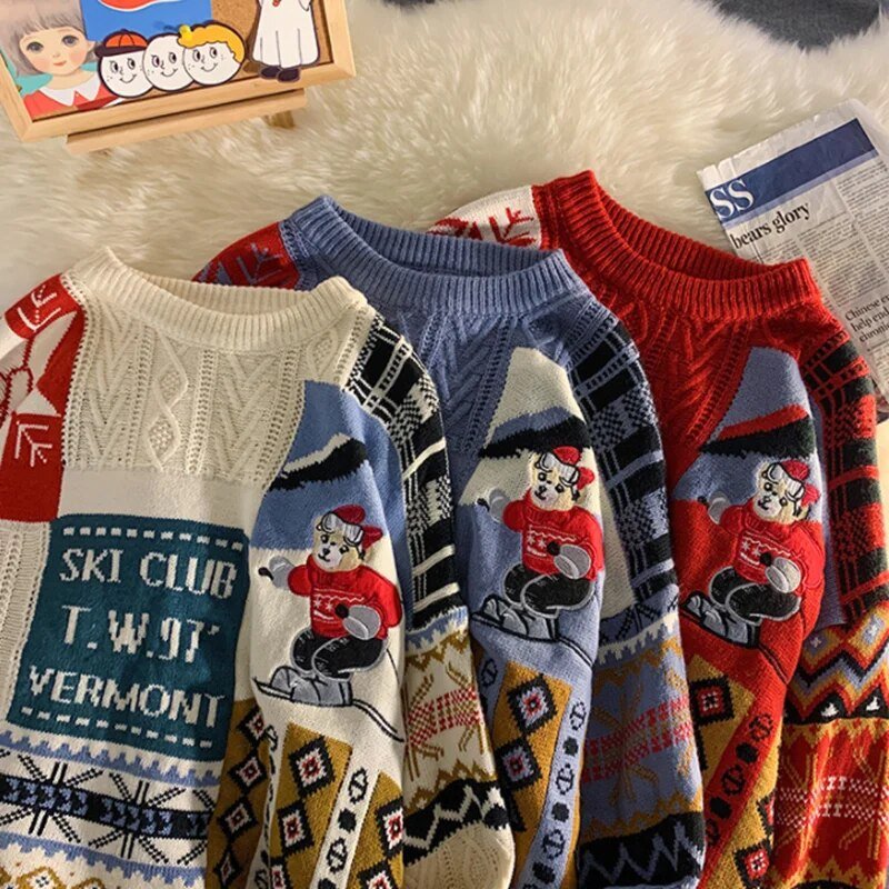 Quirky Holiday Pullover (Red XS) - | Zavonix