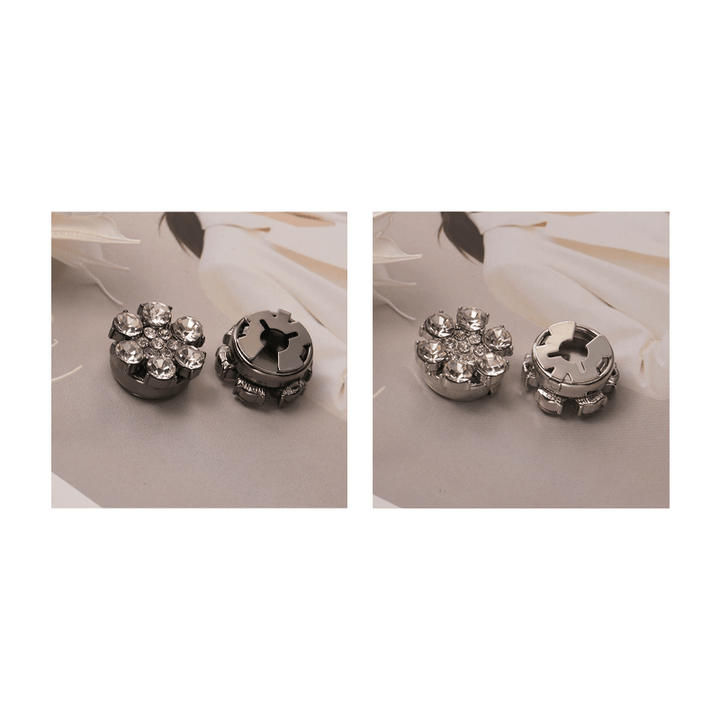 Radiant Rhinestone Flower Button Covers Product Image 14