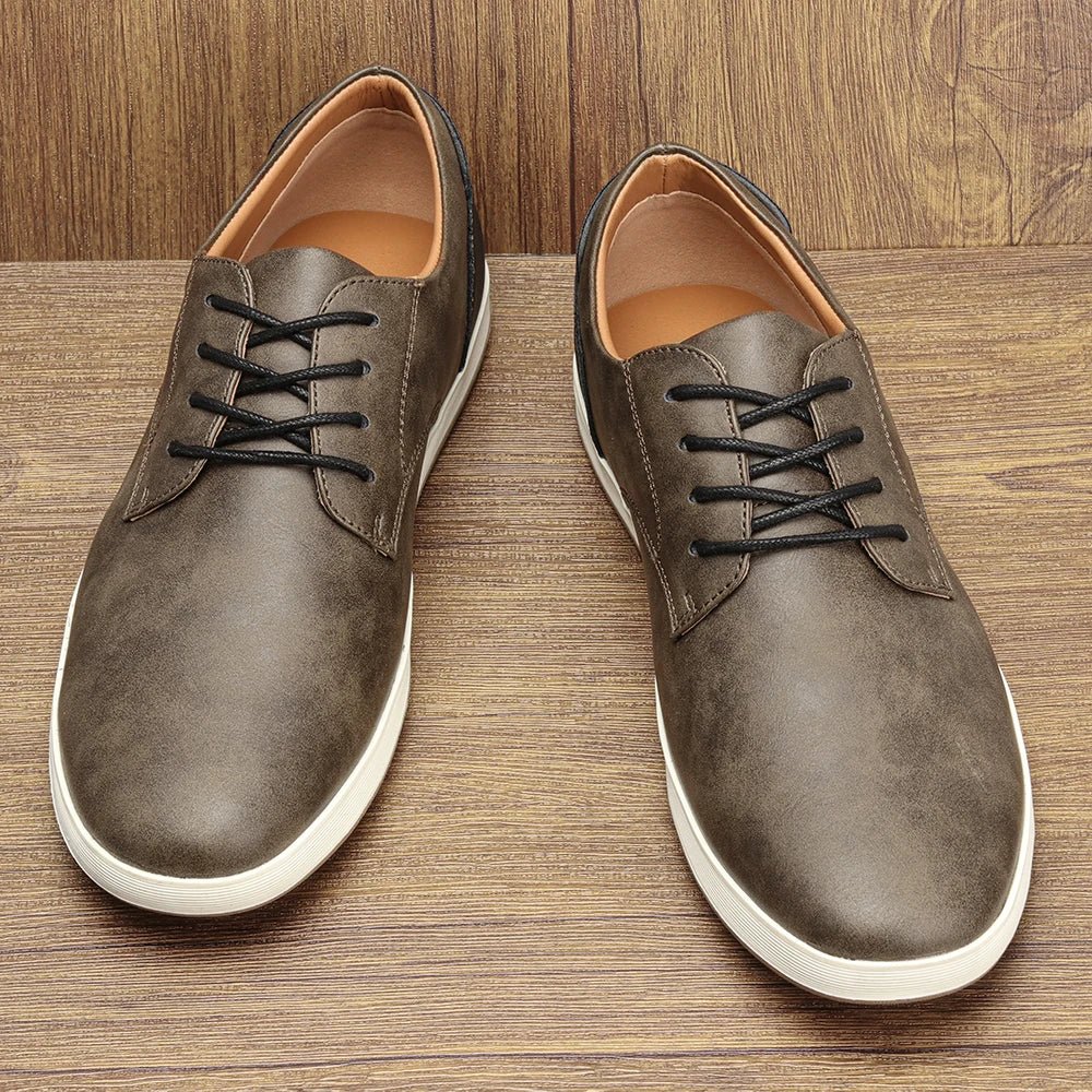 Rafael Everyday Leather Sneakers Casual Leather Sneakers (6 ) - | Zavonix