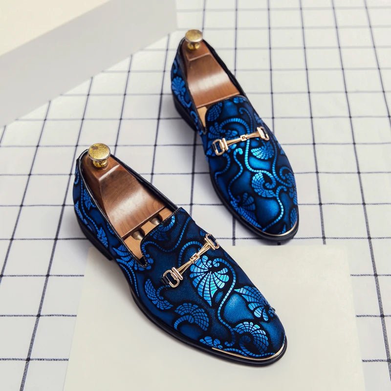 Rafaello Marino Primavera Slip - On Loafers (Blue 7) - Loafers | Zavonix