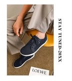 Air Mesh Walking Shoes — Breathable Extra Wide Comfort with Lace - Up Support (GRAY 40) - | Zavonix