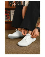 Air Mesh Walking Shoes — Breathable Extra Wide Comfort with Lace - Up Support (GRAY 40) - | Zavonix