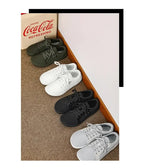 Air Mesh Walking Shoes — Breathable Extra Wide Comfort with Lace - Up Support (GRAY 40) - | Zavonix