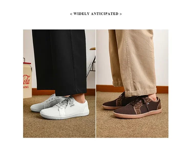 Air Mesh Walking Shoes — Breathable Extra Wide Comfort with Lace - Up Support (GRAY 40) - | Zavonix