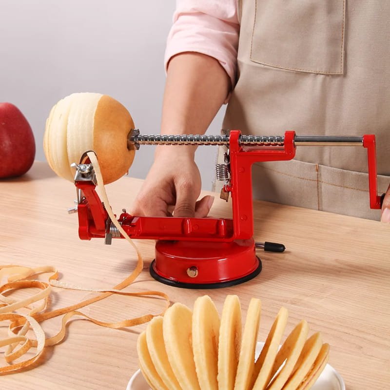 Rapidturn Apple Prep Station Manual Peeler Corer Spiral Slicer Product Image 02