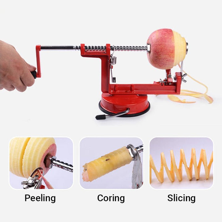 Rapidturn Apple Prep Station Manual Peeler Corer Spiral Slicer Product Image 04