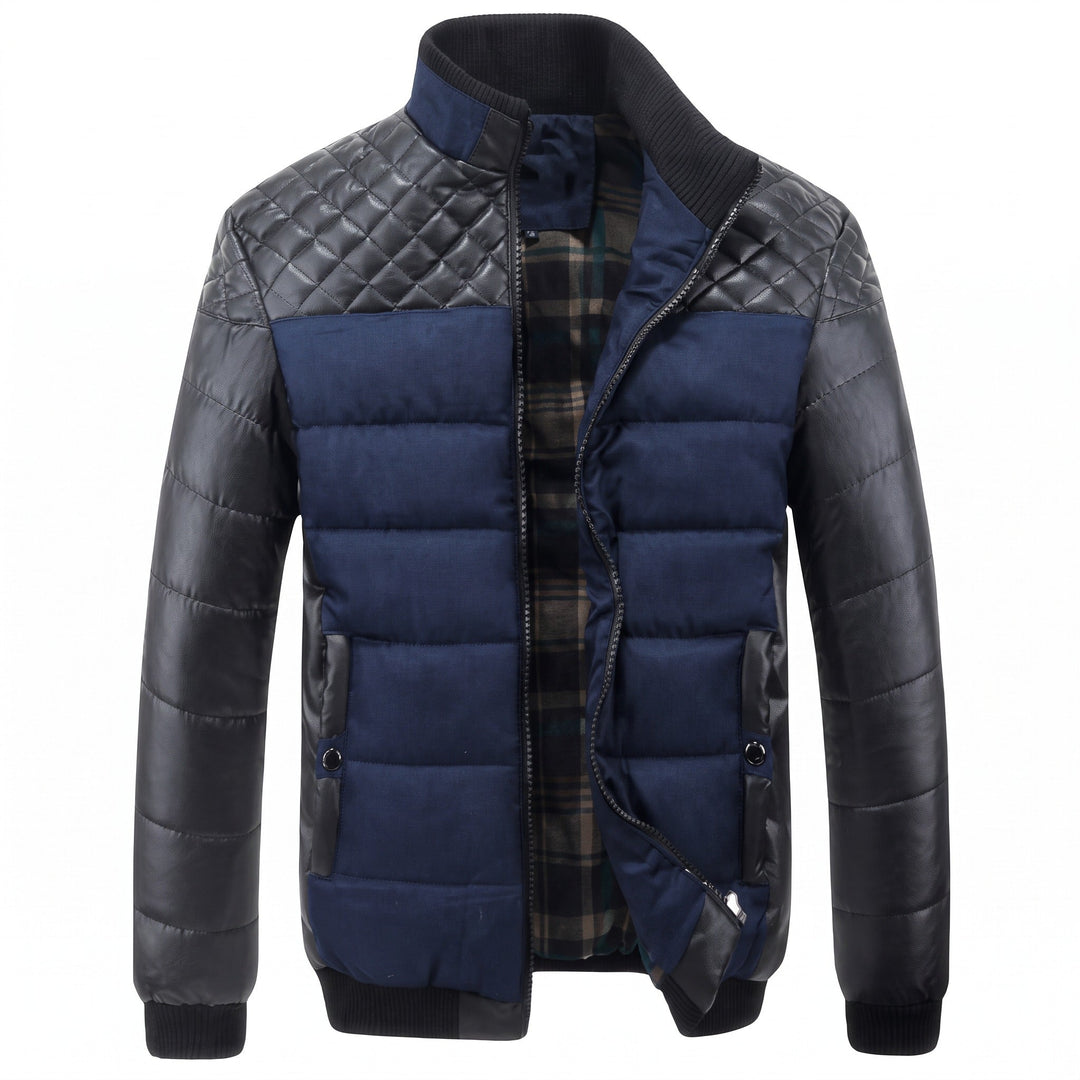 Raskeldorn Leather-Sleeve Padded Jacket product image 1